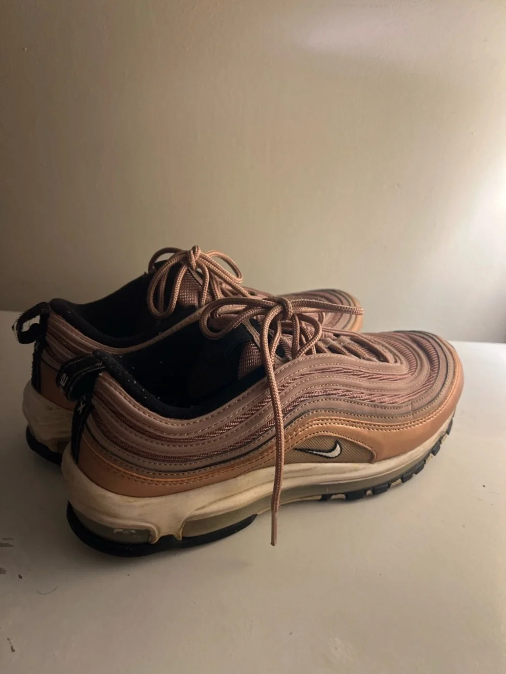 Nike Men’s Air Max 97 Sneakers in Copper/Tan